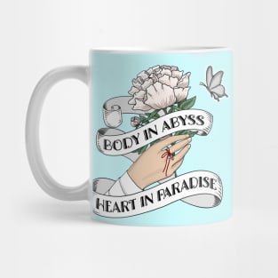 Body In Abyss, Heart In Paradise Mug